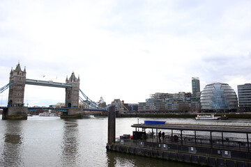Fototapeta na wymiar Panoramic view of London, United Kingdom 