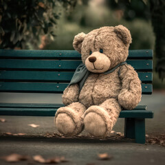 Teddy im Park