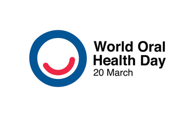 World Oral Health Day, World Oral Health Day is celebrated on March 20, World Oral Heath Day Vector Design, World Oral Health Day logo, campaign