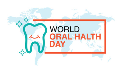 World Oral Health Day, World Oral Health Day is celebrated on March 20, World Oral Heath Day Vector Design, World Oral Health Day logo, campaign