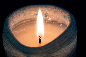 burning candle