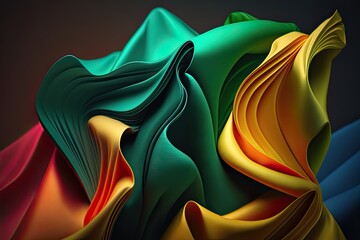 Abstract fractal background