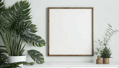 Modern Frame Mockups for Art Prints, Styled Stock Photos, and Photographs, Generative AI