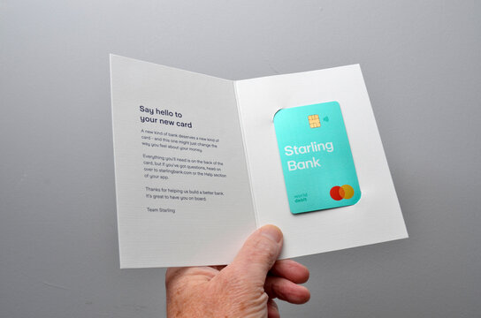 Starling Bank Debit Card Mailer