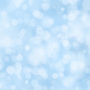 Blurred blue white coloured circles bokeh smooth motion. Square animation background.