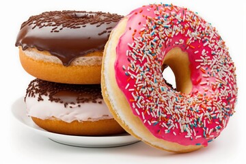 donut isolated on white