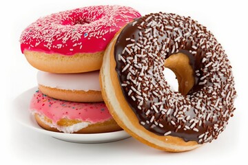 donut with chocolate icing