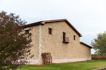 caserio de piedra en castilla españa © andromedicus