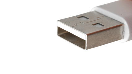 USB Female Isolated With Background removed.