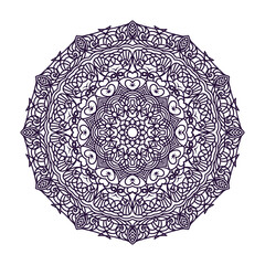 Complex mandala design for adult coloring books, decorations, backgrounds, banners etc.