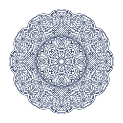 Intricate mandala design for adult coloring books, decorations, backgrounds, banners etc.