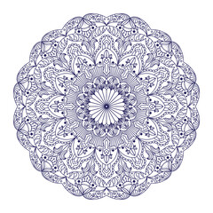 Complex mandala design for adult coloring books, decorations, backgrounds, banners etc. © agnessz ID44