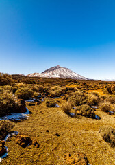 Paisaje en el Parque Nacional del Teide.