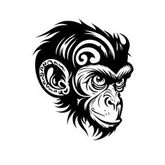 gorilla monkey vector svg