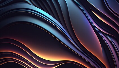 Abstract wallpaper texture multicolor gradient wave pattern created with generative AI technology