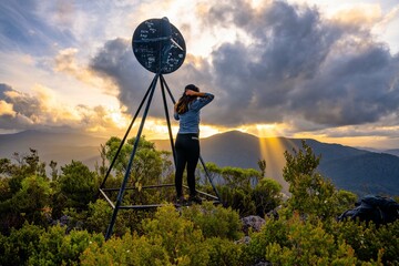 Standing on the summit