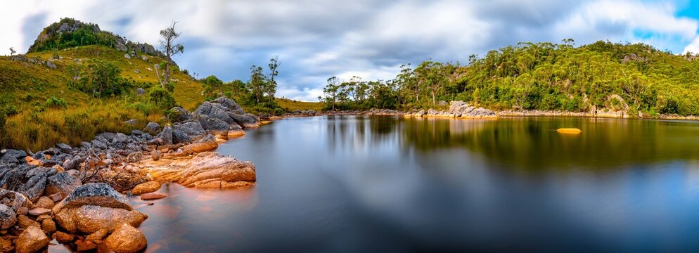 lake in the mountains