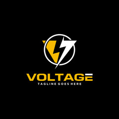 Voltage Logo Design Vector