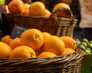 basket of oranges