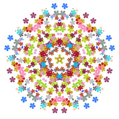 Luxury ornamental mandala for Henna, Mehndi, tattoo, decoration, Decorative ornament in ethnic oriental style, Template for textiles, curtains, clothes, shirts, scarves, pillows, and wallpaper.
