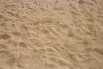 Beach sand texture for background.