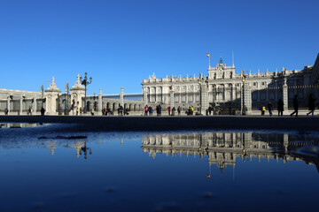 royal palace in madrid, Spain
