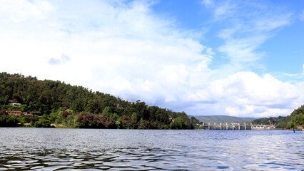 Crestuma dam in Crestuma (Vila Nova de Gaia), Porto - Portugal