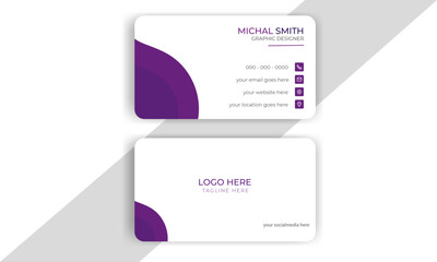 Creative design card, Business Card Template, Modern Business Card
