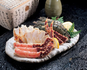 킹크랩,대게,랍스터 등 갑각류 사진 및 요리사진입니다.