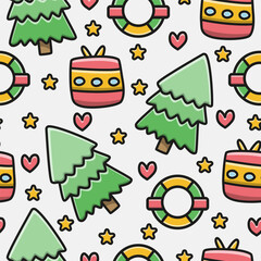 Christmas pattern design vector illustration