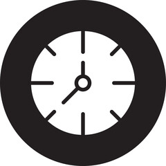 clock glyph icon