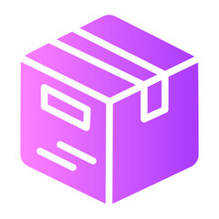 Package Box gradient icon