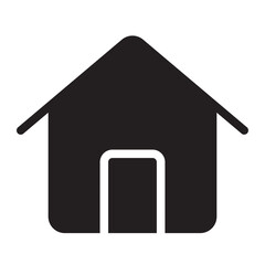 home glyph icon