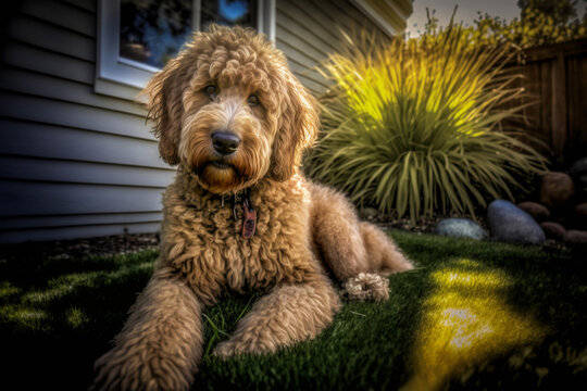 goldendoodle made by generative ai