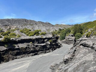 mountain road in the mountains