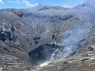 glacier in the mountains