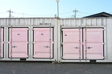 The rental self storage room unit. This is a rental storage space for temporary or long-term luggage storage, popular for outdoor and sporting goods, as well as books and off-season clothing.