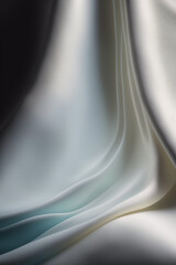 Obraz premium Elegant & Sophisticated AI-Generated White Silk Sheet with Soft & Smooth Texture for Comfortable Bedroom Decor