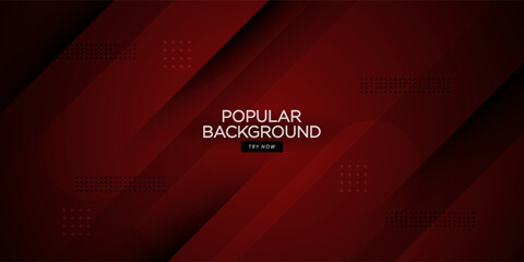 Dark red gradient illustration background with 3d look and simple pattern. cool design and luxury.Eps10 vector