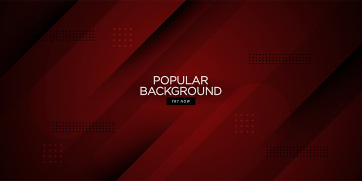 Dark red gradient illustration background with 3d look and simple pattern. cool design and luxury.Eps10 vector