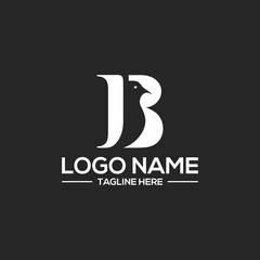 creative JB logo designs vector illustrations