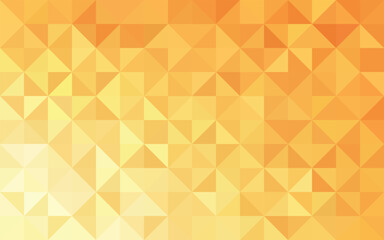 Abstract geometry triangle yellow mosaic texture background pattern.