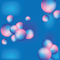 molecules background.