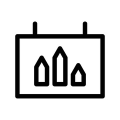 chart icon or logo isolated sign symbol vector illustration - high-quality black style vector icons
