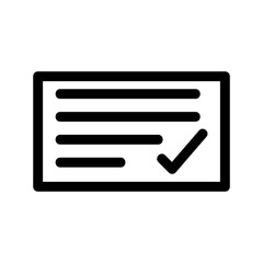 check icon or logo isolated sign symbol vector illustration - high quality black style vector icons