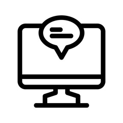 communication icon or logo isolated sign symbol vector illustration - high quality black style vector icons
