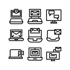 communication icon or logo isolated sign symbol vector illustration - high quality black style vector icons
