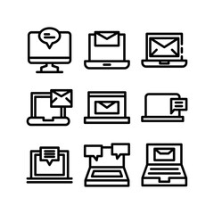 communication icon or logo isolated sign symbol vector illustration - high quality black style vector icons
