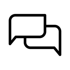 Naklejka premium conversation icon or logo isolated sign symbol vector illustration - high-quality black style vector icons 