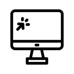 cursor icon or logo isolated sign symbol vector illustration - high quality black style vector icons
